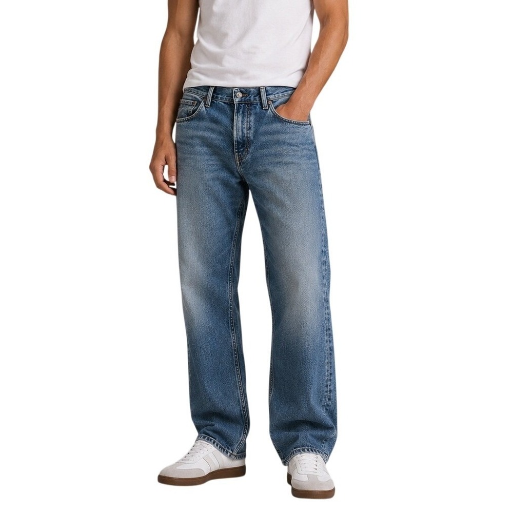 Polo Ralph Lauren Medium Wash‎ Blue Straight Leg Jeans Men's 34x32